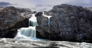 Wonderful view of Hoganekkal Waterfall