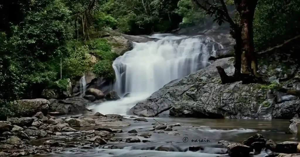 One of the wonderful waterfalls of Kerala.  ' Lakkom' , The image is added for informational purpose.